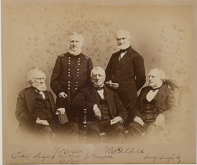 Members of the Delafield family, circa 1870