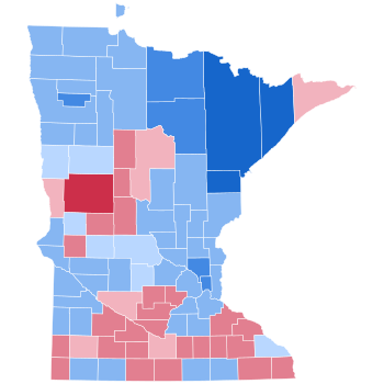 Minnesota Presidential Election Results 1968.svg