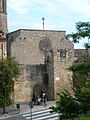 ]]. Baixada del Monestir, 1-15 (Barcelona). This is a photo of a monument indexed in the Catalan heritage register of Béns Culturals d'Interès Nacional and the Spanish heritage register of Bienes de Interés Cultural under the reference RI-51-0000431. Object location 41° 23′ 44.02″ N, 2° 06′ 45″ E  View all coordinates using: OpenStreetMap