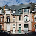 * Nomination Twin houses, Rue Désiré Courcot 29 & 31, Mons-en-Barœul, France --Velvet 06:40, 18 August 2021 (UTC) * Promotion  Support Good quality. --Ermell 21:48, 20 August 2021 (UTC)