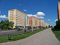 Čeština: Most, okres Most. Tř. Budovatelů, u zastávky Čs. mládeže. English: Most, Most District, Ústí nad Labem Region, Czech Republic. Tř. Budovatelů, tram stop Čs. mládeže. Camera location 50° 29′ 44.3″ N, 13° 38′ 09.4″ E    View all coordinates using: OpenStreetMap