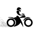 Motor cycle (speedway) pictogram.svg
