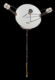 Reconstructed full-scale mock-up Pioneer 10 / 11 spacecraft at the National Air and Space Museum