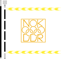 Nationales Olympisches Komitee DDR Fahne.svg