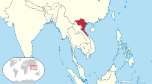 جنوب مشرقی ایشیا میں شمالی ویتنام کا مقام