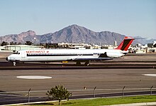 Northwest Airlines MD-82; N302RC, February 1988 DUY (5287964951).jpg