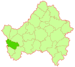 District de Novozybkovskij - Carte