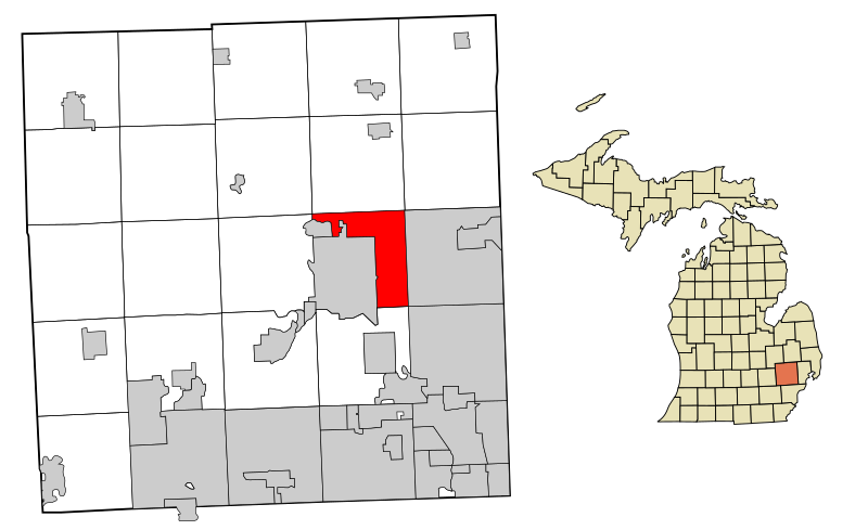 File:Oakland County Michigan Incorporated and Unincorporated areas Auburn Hills highlighted.svg