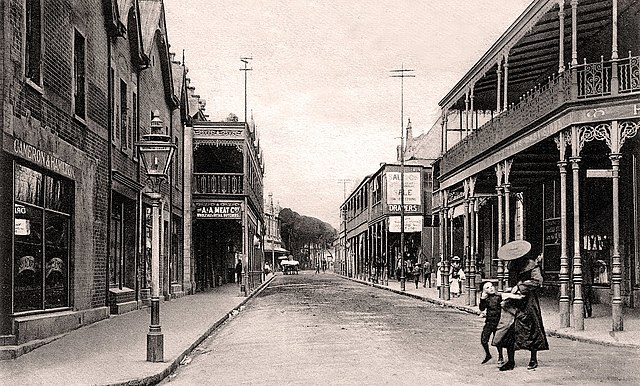 Lower Main Road, Observatory around the year 1900.