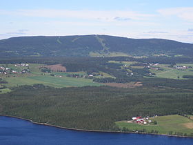 Montagna di Almåsaberget in estate