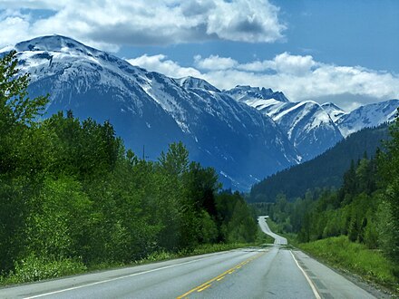 View on Highway 16 on the way to Prince Rupert