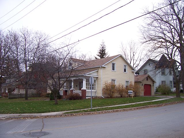 The house of Orangeville founder Orange Lawrence as it stands today