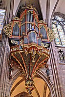 Neitsyt Marian katedraalin urut Strasbourgissa.