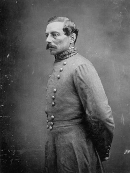 P. G. T. Beauregard, the Confederacy's first brigadier general, later the fifth-ranking general