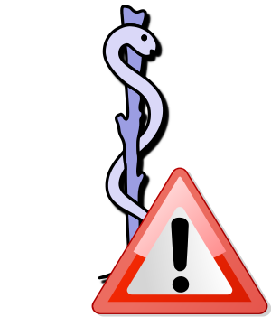 P medicine caution.svg