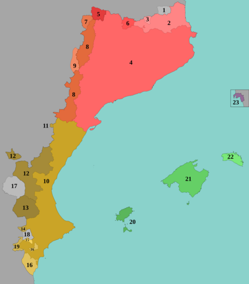 Països Catalans i territoris associats