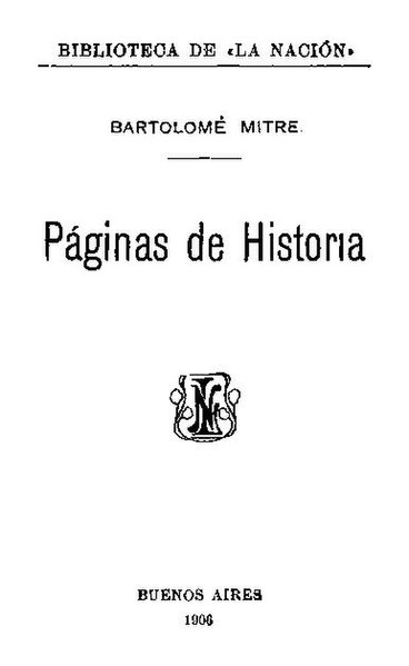 Archivo:Paginas de Historia - Bartolomé Mitre.pdf