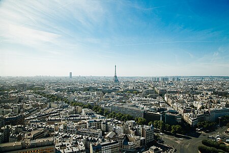 Paris skyline view (Unsplash)