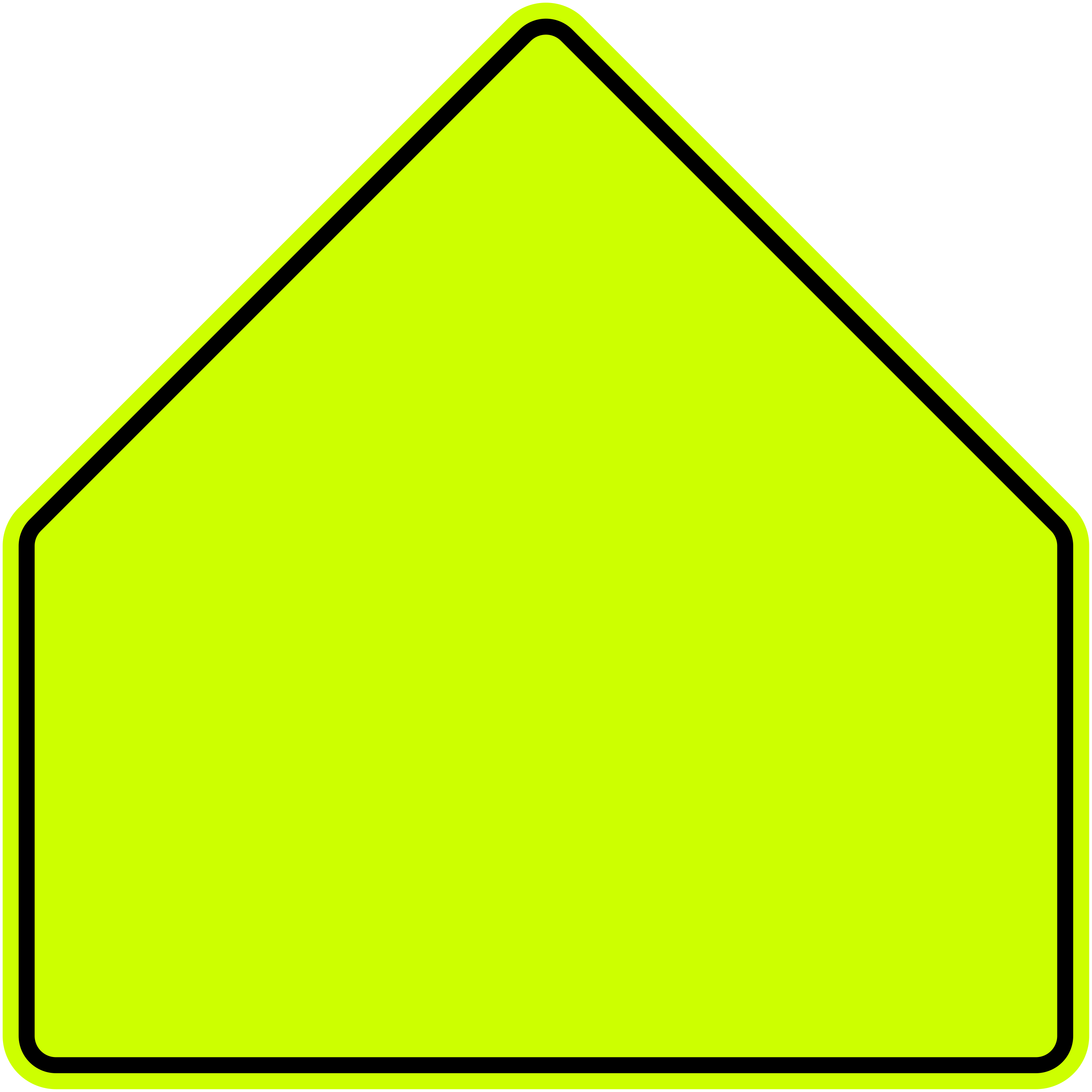 File:Pentagon warning sign (fluorescent green).svg - Wikimedia Commons