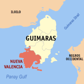 Mapa a pakabirukan ti Nueva Valencia