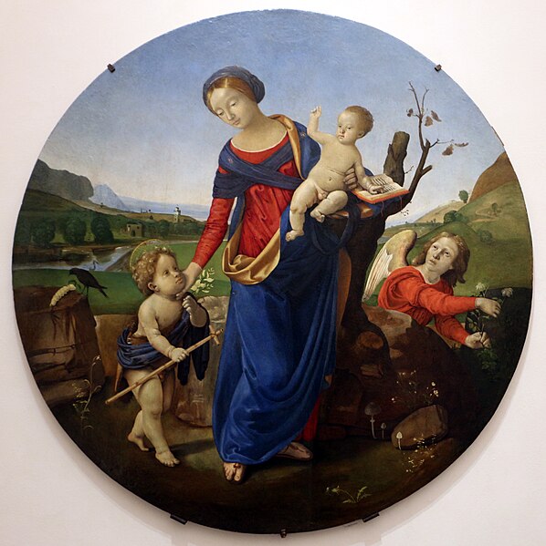 File:Piero di cosimo, madonna col bambino, san giovannino e un angelo, 1505 ca. (masp).jpg