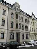 Apartment building in closed development