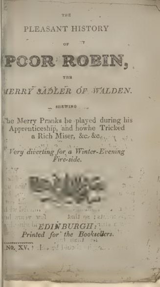 File:Pleasant history of Poor Robin, the merry sadler of Walden.pdf