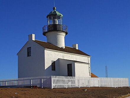 The Old Point Loma lighthouse