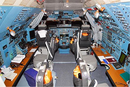 Polet Airlines An-124 cockpit