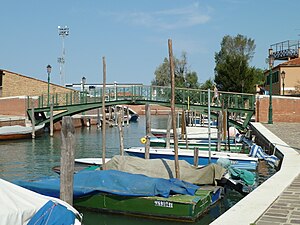 le pont Angelo Zaniol (à hauteur du monastère San Mattia)