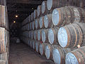 Wooden barrels (535 l) of port wine