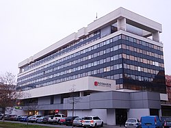 Rosmarin Business Center - pohled od severozápadu, průčelí do Dělnické ulice