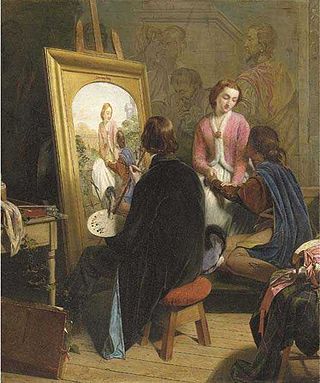 <span class="mw-page-title-main">The Clique (art group)</span> Group of English artists formed in the 1830s
