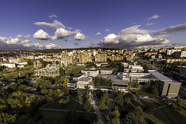 Image: Prishtina seen from Mother Theresa Cathedral