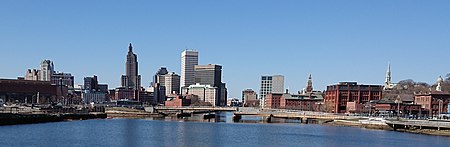 View from the Point Street Bridge Providence Pedestrian Bridge viewed from the Point Street Bridge.jpg