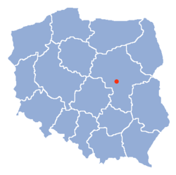 Розташування міста Прушкув