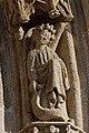 Quimper, façade ouest de la cathédrale Saint-Corentin, voussures du portail ouest, détail 8