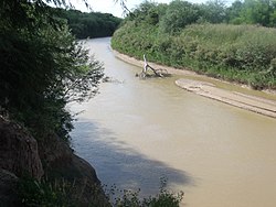 Řeka u města Suncho Corral