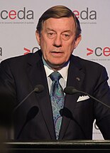 Raymond Spencer speaks at a CEDA event in Adelaide