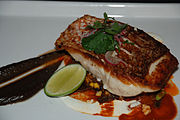 Red snapper meal