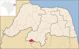 Kaart van São João do Sabugi