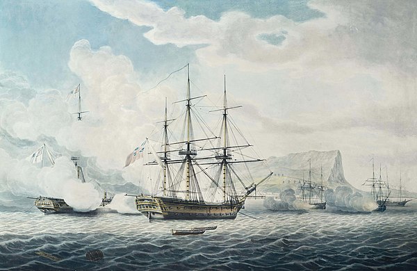 The battle between Romney and Sibylle, depicted by Nicholas Pocock