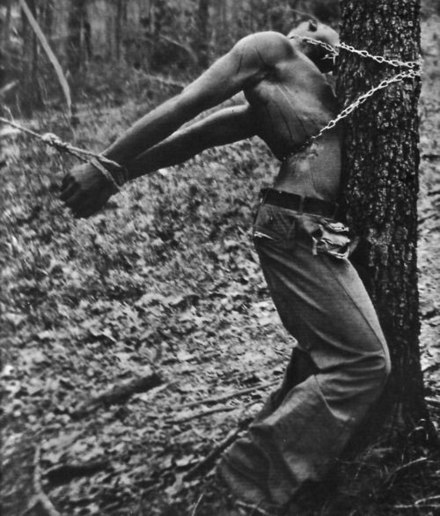 Robert McDaniels lynched. Apr. 13, 1937