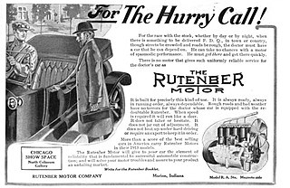 <span class="mw-page-title-main">Rutenber Motor Company</span> Defunct American motor manufacturer