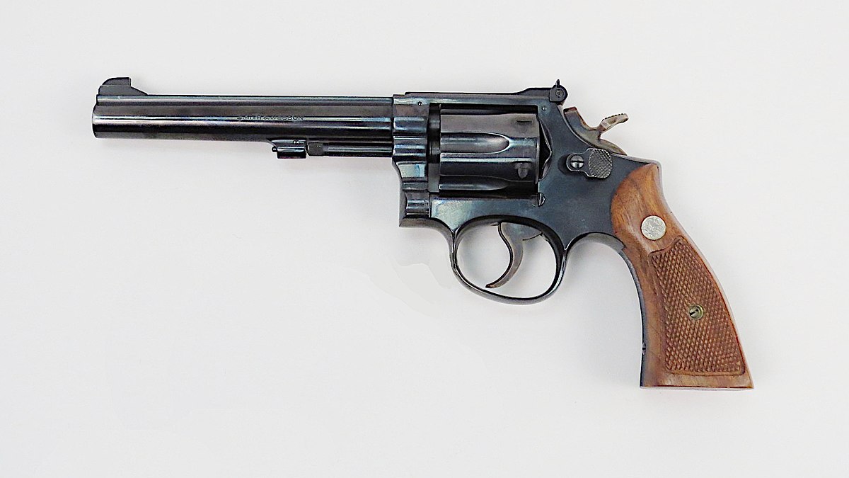 Quadro Arma Revolver Smith E Wesson 19 Calibre 357 Magnum