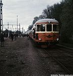 Rälsbuss vid Örebro södra 1960