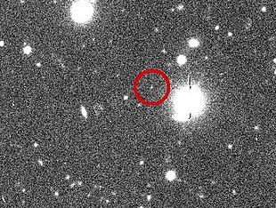 Entdeckungsbild von Psamathe, gemacht mit dem Subaru-Teleskop