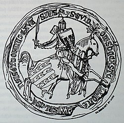 Печать Ги де Шатильона, 1327 год.