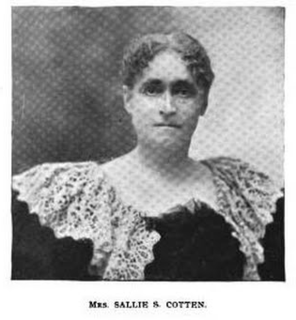 Sallie Southall Cotten American writer and clubwoman