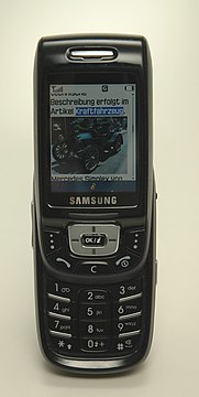 Samsung SGH-D500, standard slider